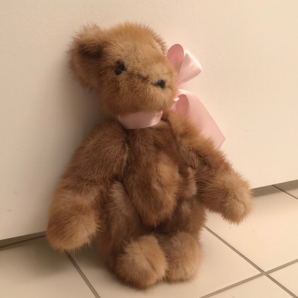 Genuine Fur Teddy Bear